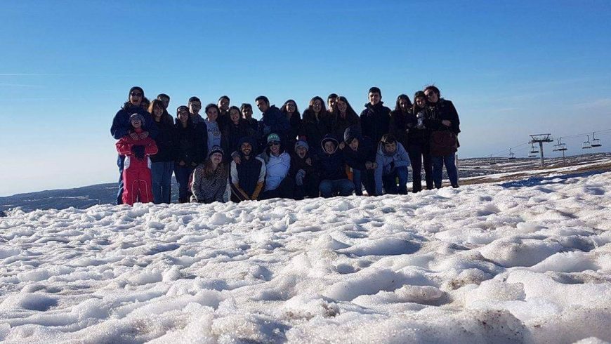 Jovens da LATI na Serra da Estrela