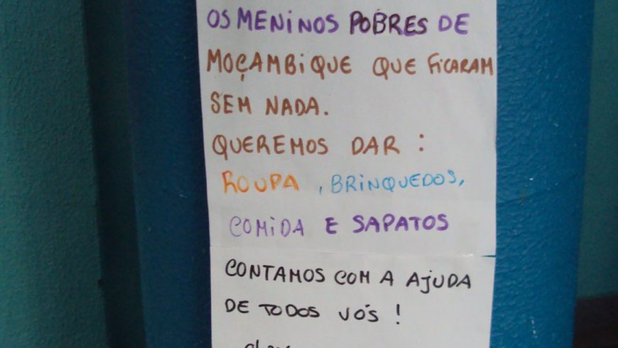 Sala Vermelha recolhe bens para Moçambique