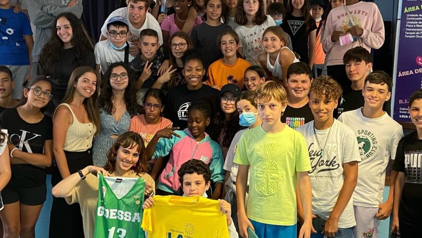 O CATL Jovens recebe a visita de jogadora de basket
