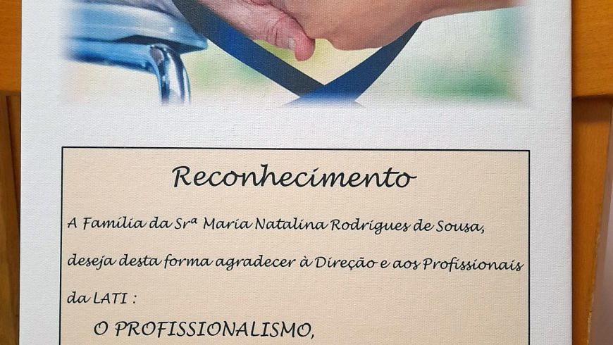 A LATI agradece o reconhecimento!